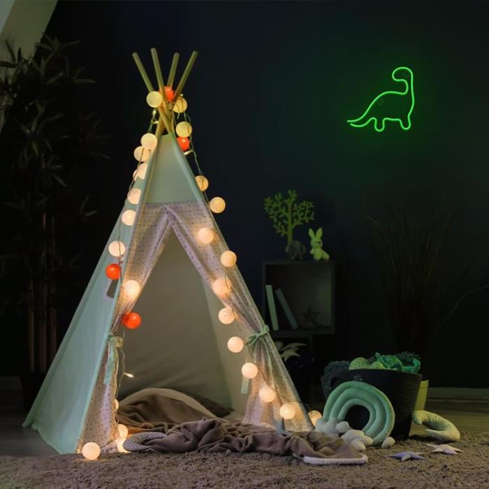 Neolia - Neolia LED Neon Light DINOSAUR NNE01 - Grön