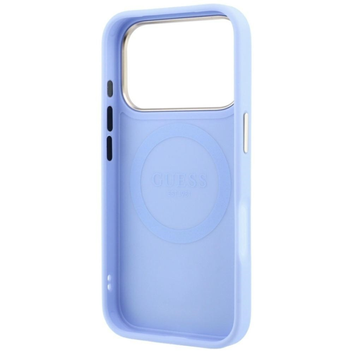 Guess - Guess Mobilskal till iPhone 18 Pro Max/17 Pro Max Magsafe Stripe Peony 4G Logo