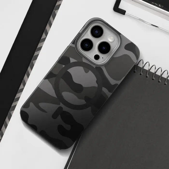 Forcell - Forcell Galaxy S25 Ultra Mobilskal Magsafe Levels - Svart Camo