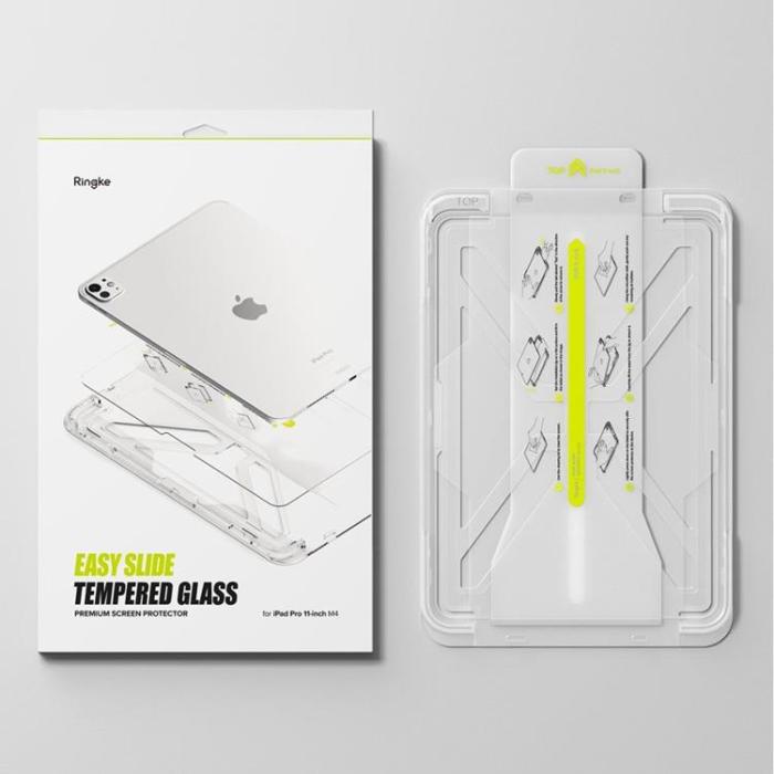 Ringke - Ringke iPad Pro 11 (2024) Härdat Glas Skärmskydd Easy Slide