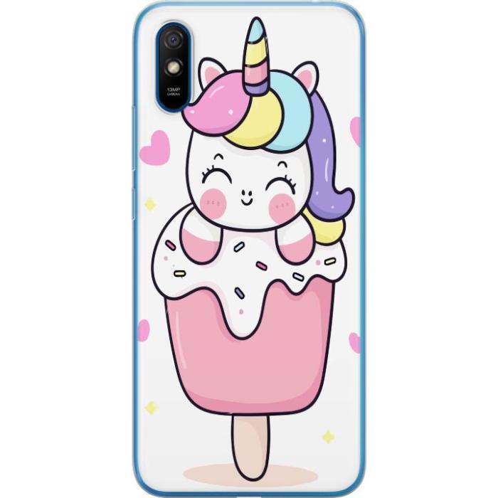 iSecrets - Mobilskal till Xiaomi Redmi 9A med Glad enhörning