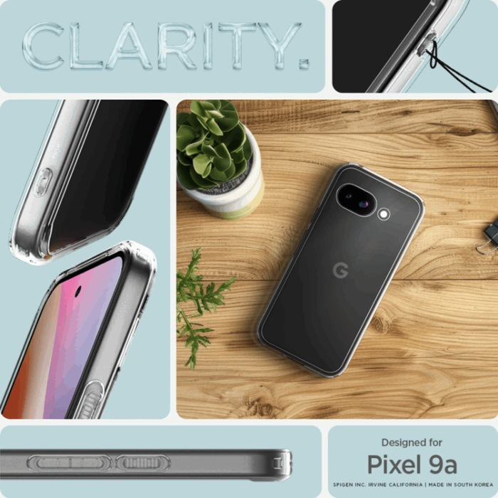 Spigen - Spigen Google Pixel 9a Mobilskal Ultra Hybrid - Crystal Clear