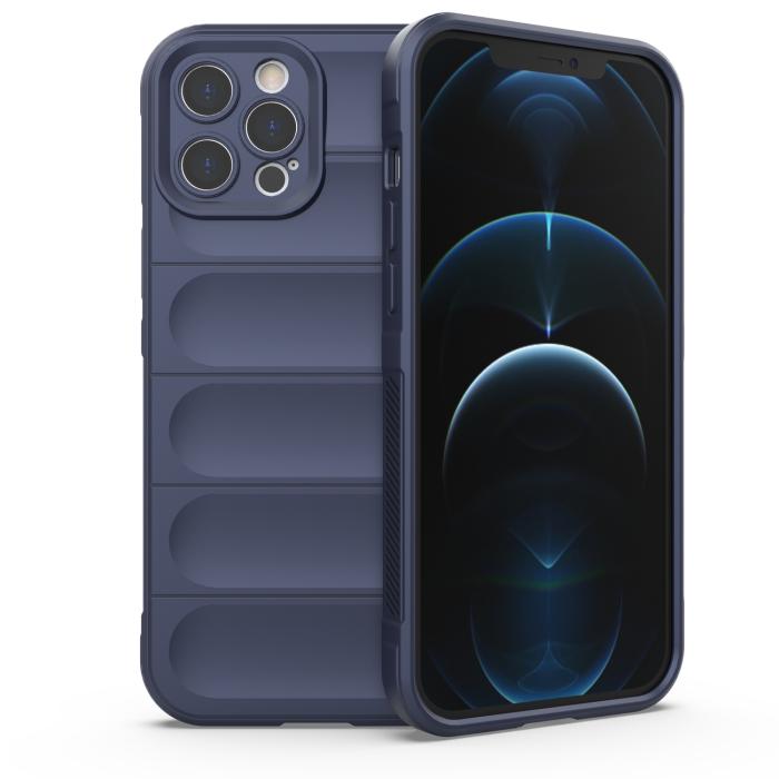 OEM - iPhone 12 Pro Max Skal Magic Shield Case - Mörkblå
