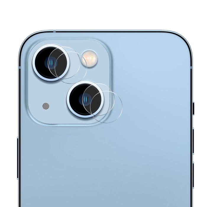 OEM - [2-PACK] Kameralinsskydd i Härdat Glas iPhone 13 / 13 Mini