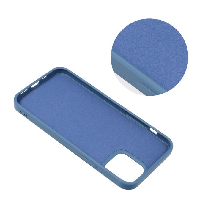 Forcell - Forcell iPhone 14 Skal Silikon Lite Mjukplast Blå