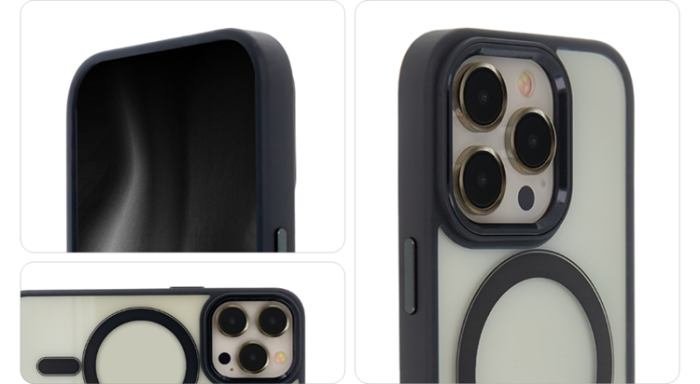 Tecto Shield - Tecto Shield iPhone 15 Pro Max Mobilskal MagSafe Satin Elegant