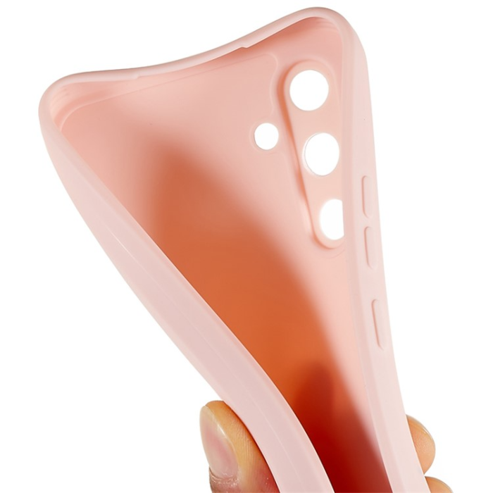 OEM - Galaxy A34 5G Mobilskal Straight Edge Design TPU - Rosa