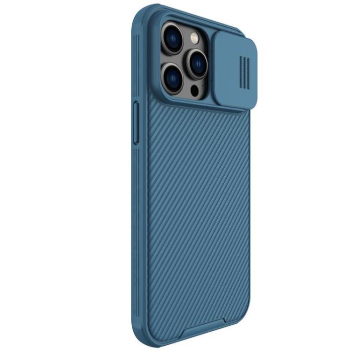 Nillkin - Nillkin iPhone 14 Pro Max Skal CamShield Pro (PC Och TPU) - Blå
