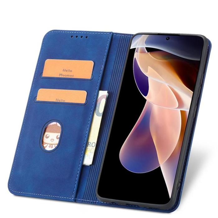 OEM - Xiaomi Redmi Note 11 Pro 4G/5G Plånboksfodral Magnet Fancy - Blå