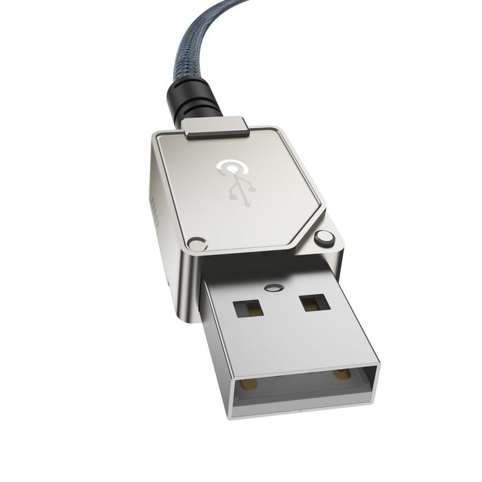 BASEUS - BASEUS USB-A till Lightning Kabel 2.4A 2m 480Mbps - Vit