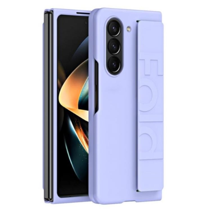 A-One Brand - Galaxy Z Fold 5 Mobilskal Wrist Strap - Lila