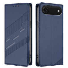A-One Brand - iPhone 17 Air Plånboksfodral Punk Style Imprinted - Mörkblå
