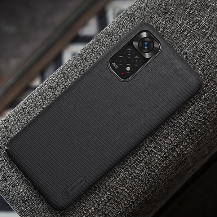 Nillkin - Nillkin Super Frosted Shield Skal Poco M4 Pro 5G - Svart