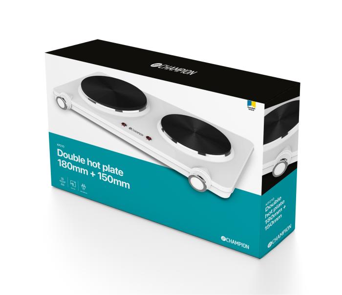 Champion - Kokplatta Dubbel 180mm + 150mm