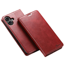 SUTENI - SUTENI iPhone 17 Plånboksfodral PU Läder - Röd
