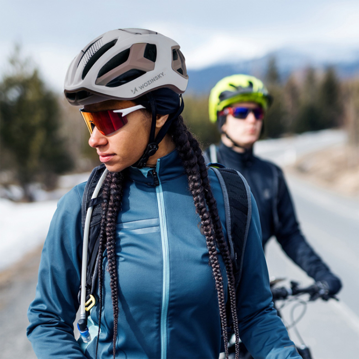 Wozinsky - Wozinsky Ultratunn landsvägshjälm M - Taupe