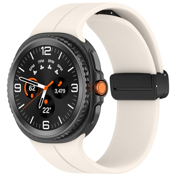 Galaxy Watch 8/8 Classic (40/44/46mm) Armband Silikon - Starlight | 5123 | AlltMobil