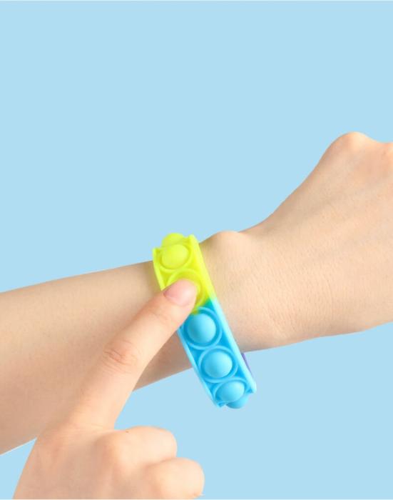 Fidget Toys - Pop it Fidget Toy - Flera Färger & Modeller - Armband - Flerfärgad