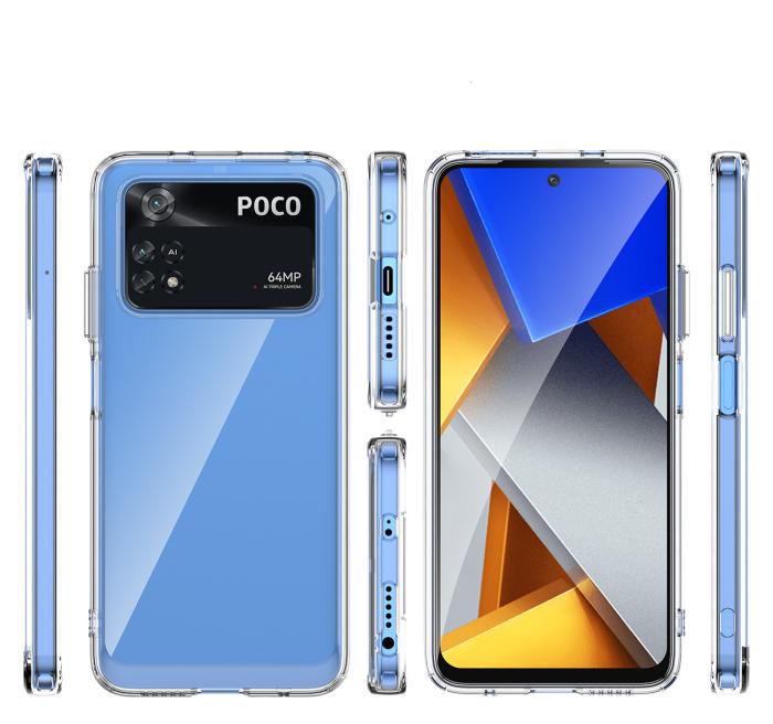 UTGATT1 - Xiaomi Poco M4 Pro Skal Flexible Outer Space - Blå