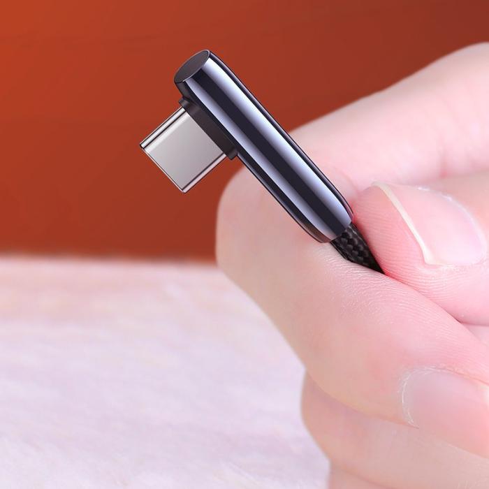 UTGATT4 - UGreen elbow USB-C Kabel 5 A snabb laddning 3.0 1 m Svart