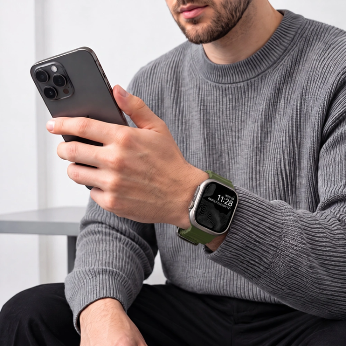 Tech-Protect - Tech-Protect Armband För Apple Watch (44/45/46/49mm) Motion - Tactical Grön