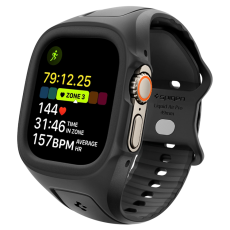 Spigen - Spigen Armband F&ouml;r Apple Watch Ultra (49mm) Liquid Air Pro - Svart