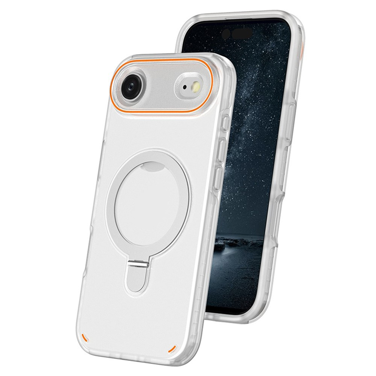 iPhone Air Mobiskal MagSafe Med Kickstand TPU + PC - Transparent | 2353 | AlltMobil