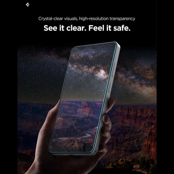 Spigen - [2-Pack] Spigen Skärmskydd Härdat Glas För Galaxy S26 Plus - Clear