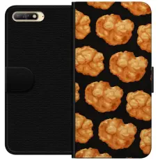 Gustaf - Pl&aring;nboksfodral till Huawei Y6 (2018) med Nuggets