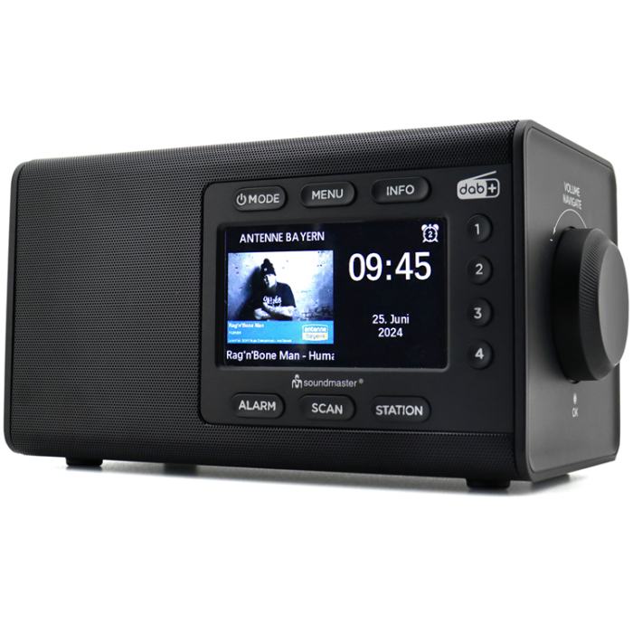 Soundmaster - Soundmaster Bordsradio med färg-display och förvalsknappar