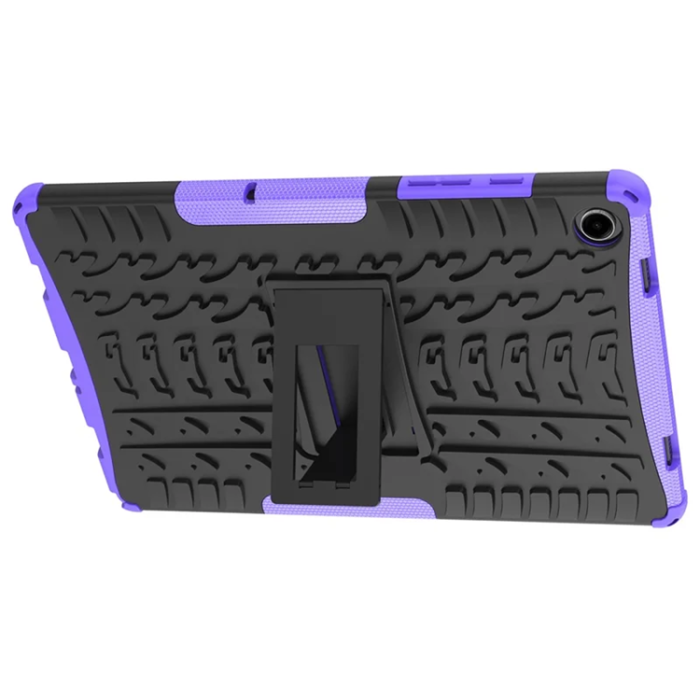 A-One Brand - Galaxy Tab A9 Plus Mobilskal Tire Texture med Kickstand - Lila