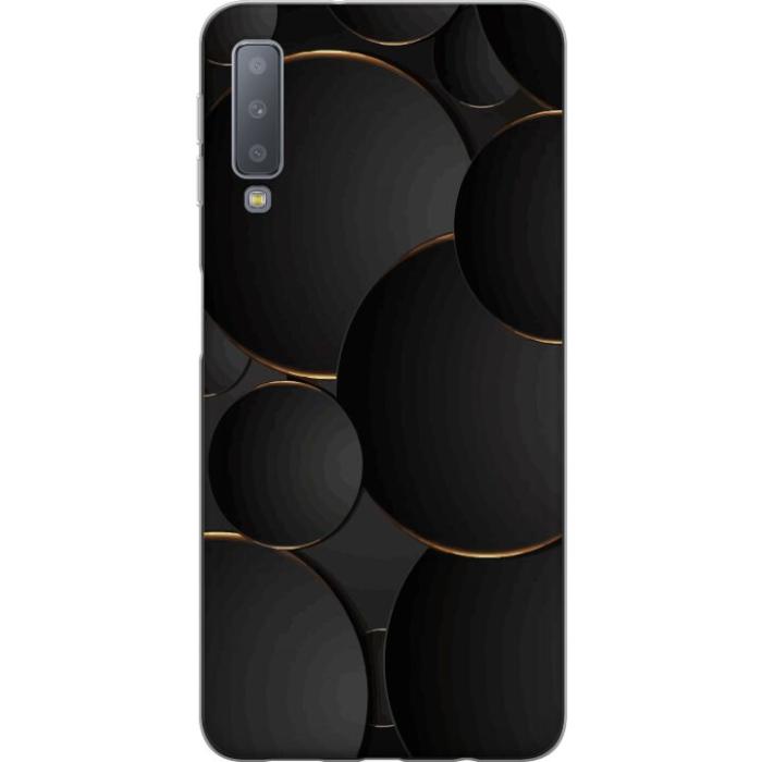 iSecrets - Mobilskal till Samsung Galaxy A7 (2018) med Lyxig Cirklar