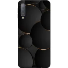 Gustaf - Mobilskal till Samsung Galaxy A7 (2018) med Lyxig Cirklar