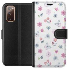 iSecrets - Plånboksfodral till Samsung Galaxy S20 FE med Blommor och fjärillar