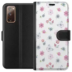 iSecrets - Plånboksfodral till Samsung Galaxy S20 FE med Blommor och fjärillar