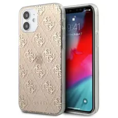 Guess - GUESS Skal iPhone 12 mini Glitter - Guld