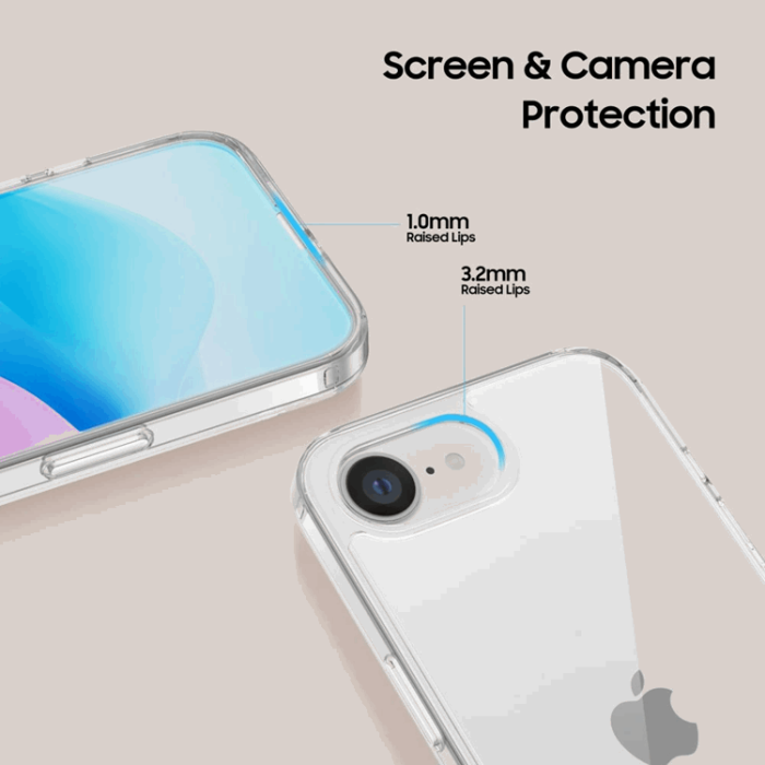 Tech-Protect - Tech-Protect Nothing Phone 3a Pro Mobilskal Flexair Hybrid - Clear