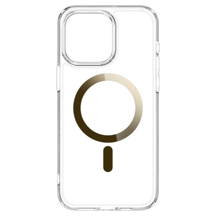 Spigen - Spigen iPhone 15 Pro Mobilskal Magsafe Ultra Hybrid - Guld