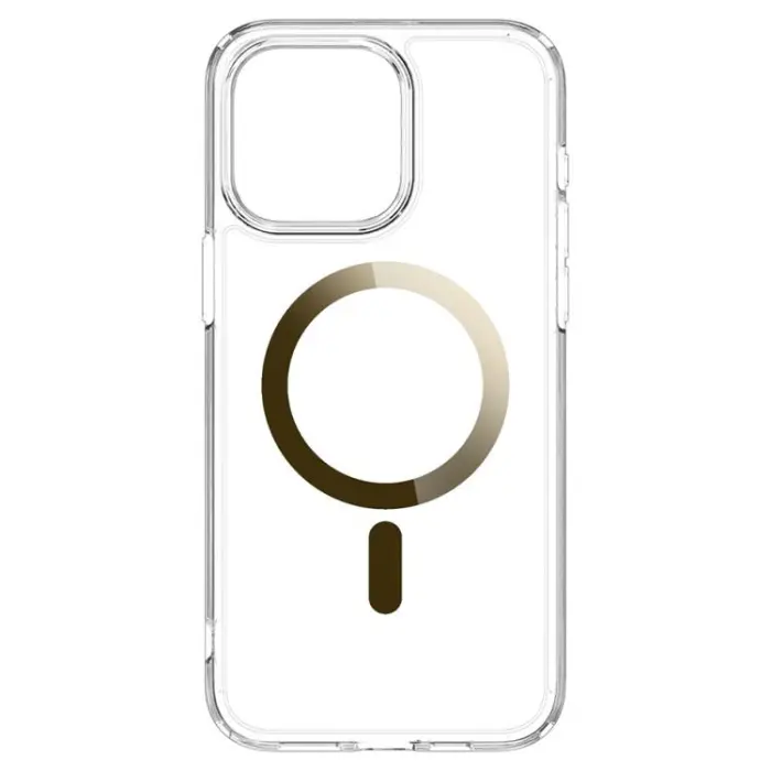 Spigen - Spigen iPhone 15 Pro Max Mobilskal Magsafe Ultra Hybrid - Guld
