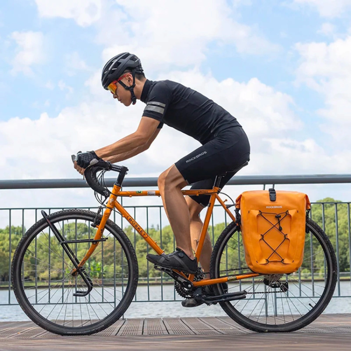 Rockbros - Rockbros Cykelväska Vattentät För Bagageutrymme - Orange