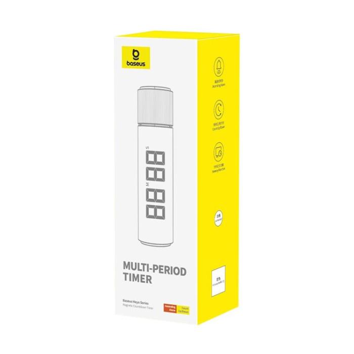 BASEUS - Baseus Heyo Series Magnetic Digital Timer med Stopwatch Function - Svart