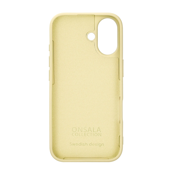 Onsala - ONSALA iPhone 17 Mobilskal med Silikonkänsla - Citron