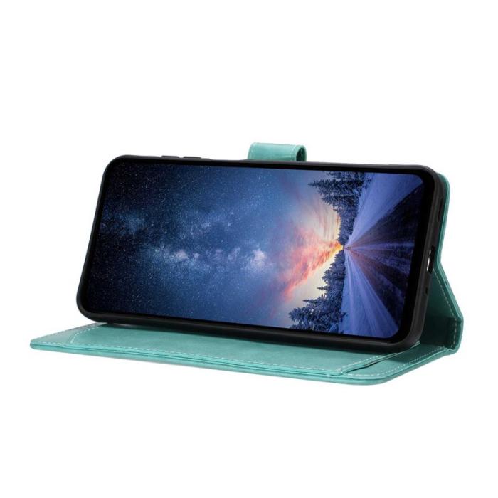 OEM - Samsung Galaxy S26 Ultra Fodral PU Läder Folio Flip - Grön