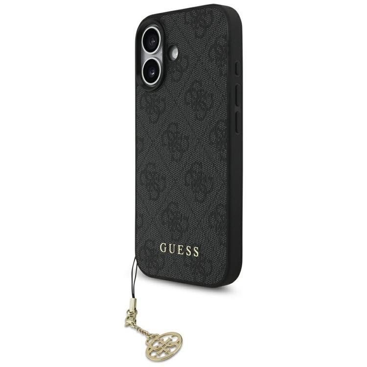 Guess Mobilskal till iPhone 17 MagSafe 4G Charms Collection - Svart | 2353 | AlltMobil