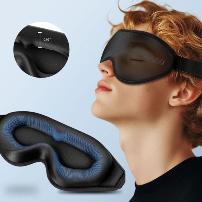 Tech-Protect - Tech-Protect Eyeshade Sömnmask - Matte Svart