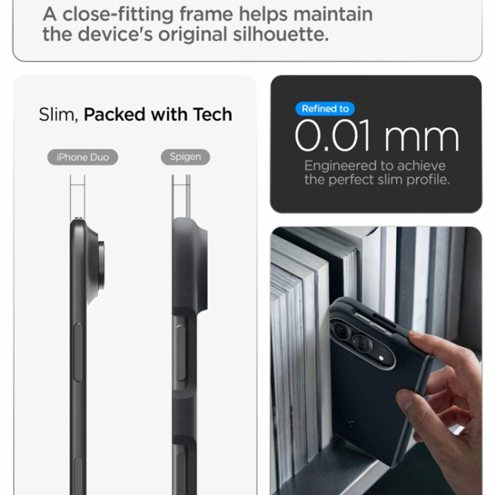 Spigen - Spigen Mobilskal För iPhone Duo Magsafe Nano Pop Hybrid - Svart