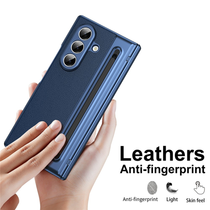 A-One Brand - Galaxy Z Fold 7 Mobilskal Matte Electroplated - Blå
