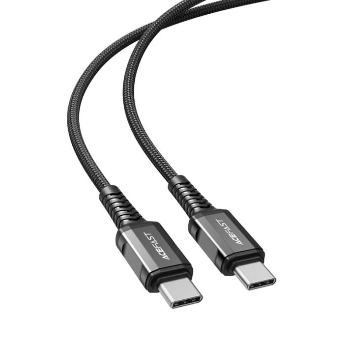 Acefast - Acefast USB-C till USB-C 60W 1.2m - Svart