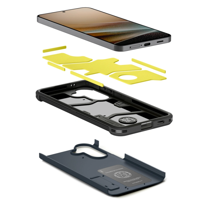 Spigen - Spigen Mobilskal För Galaxy A57 5G Tough Armor - Metal Slate