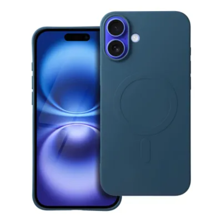 iPhone 16 Mobilskal Magsafe Silikon - Blå | 2353 | AlltMobil